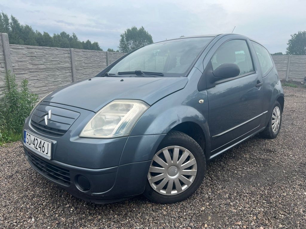 Citroen C2 1.4 diesel rok 2008. Przebieg 241tys. ISOFIX