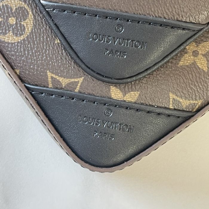 Louis Vuitton 3v1 messenger 3в1 сумка трио мужская коричневая кожаная
