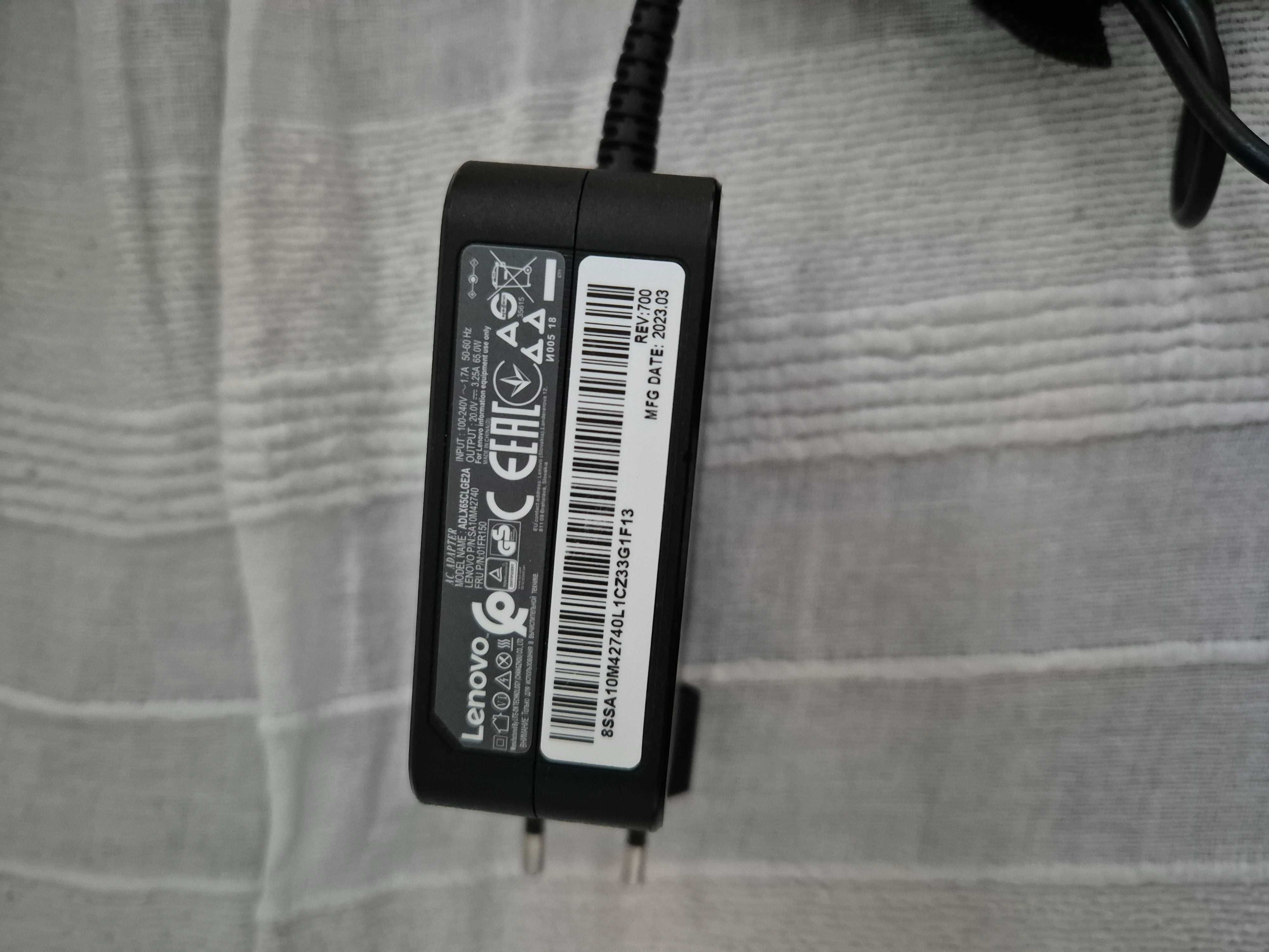 carregador Lenovo ADLX65CLGE2A original testado sem anomalia