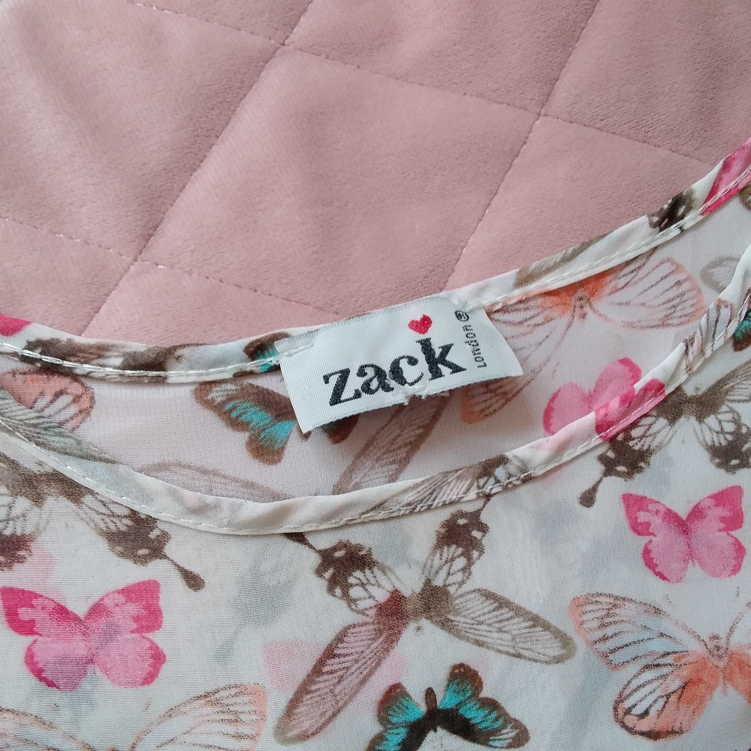 Bluzka damska w motyle zwiewna