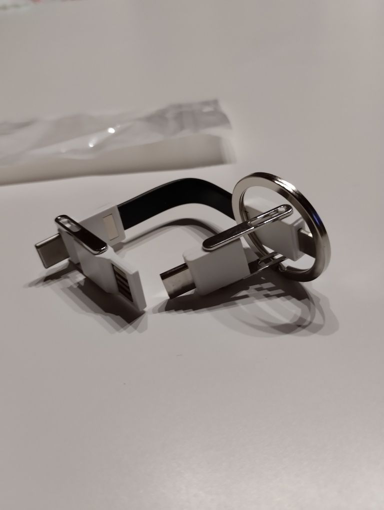 Bryloczek przejściówka typu C, micro , iPhone USB