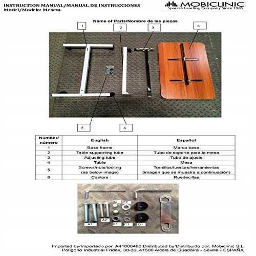 Stolik przyłóżkowy Mobiclinic Meseta MD-00010