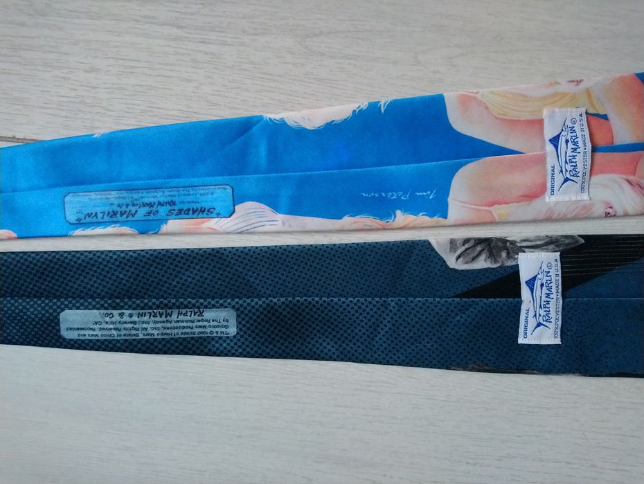 Вінтажна краватка Ralph Marlin Знаменитих людей