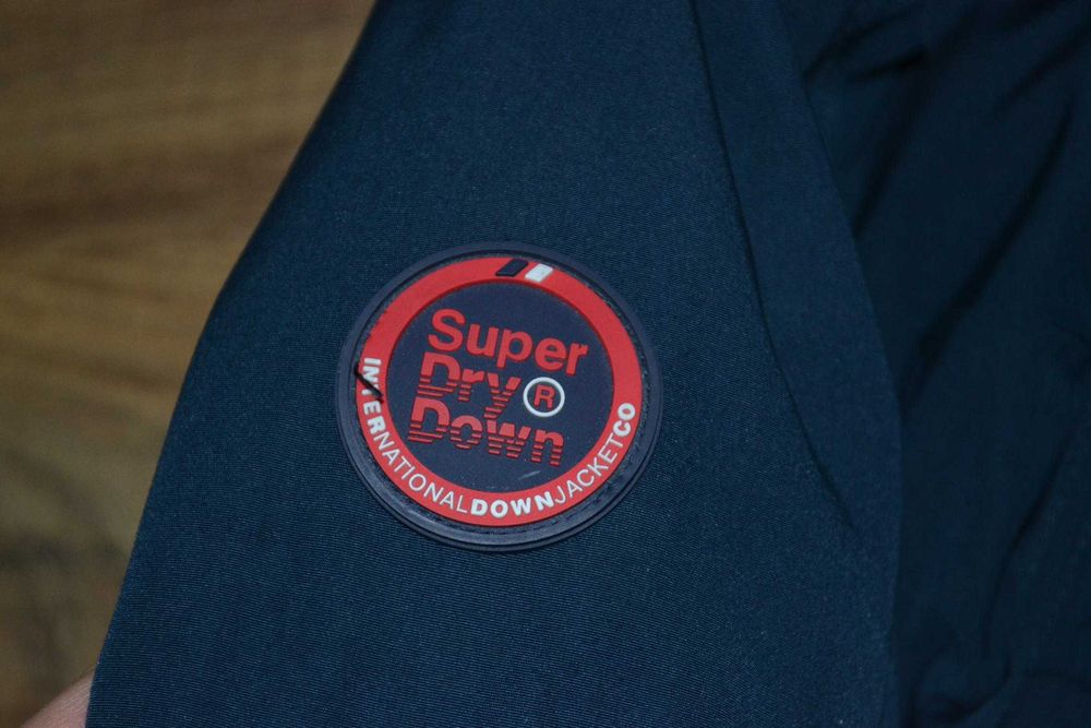 Superdry S-M женская зимняя куртка пуховик аляска парка