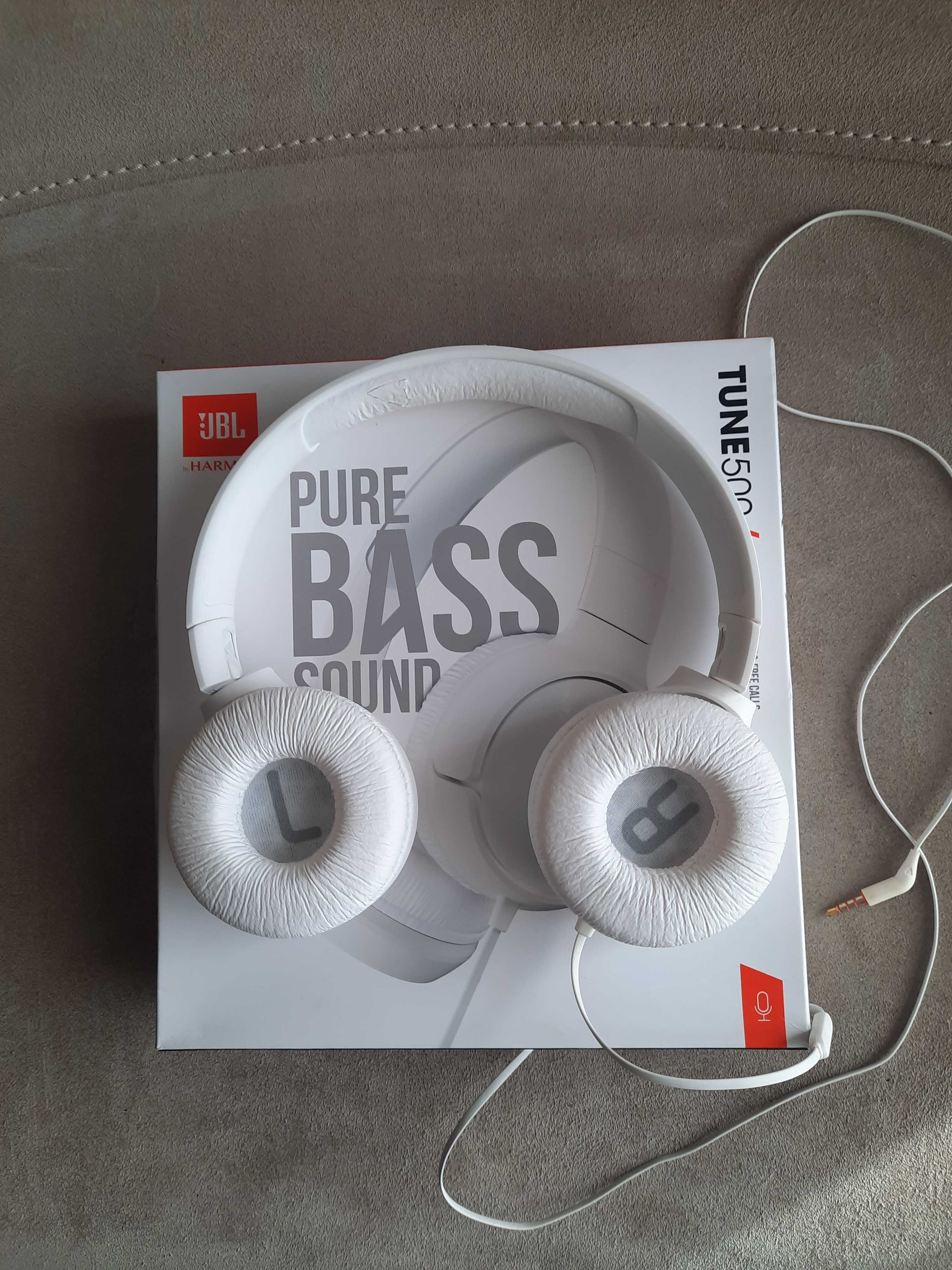 Headphones JBL Tune 500 brancos