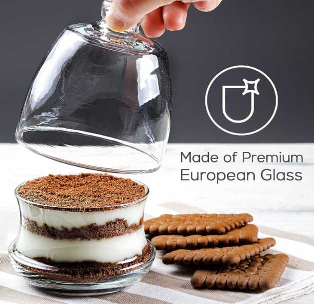 Deserowe miseczki szklane  ( 2 sztuki)  NR.836