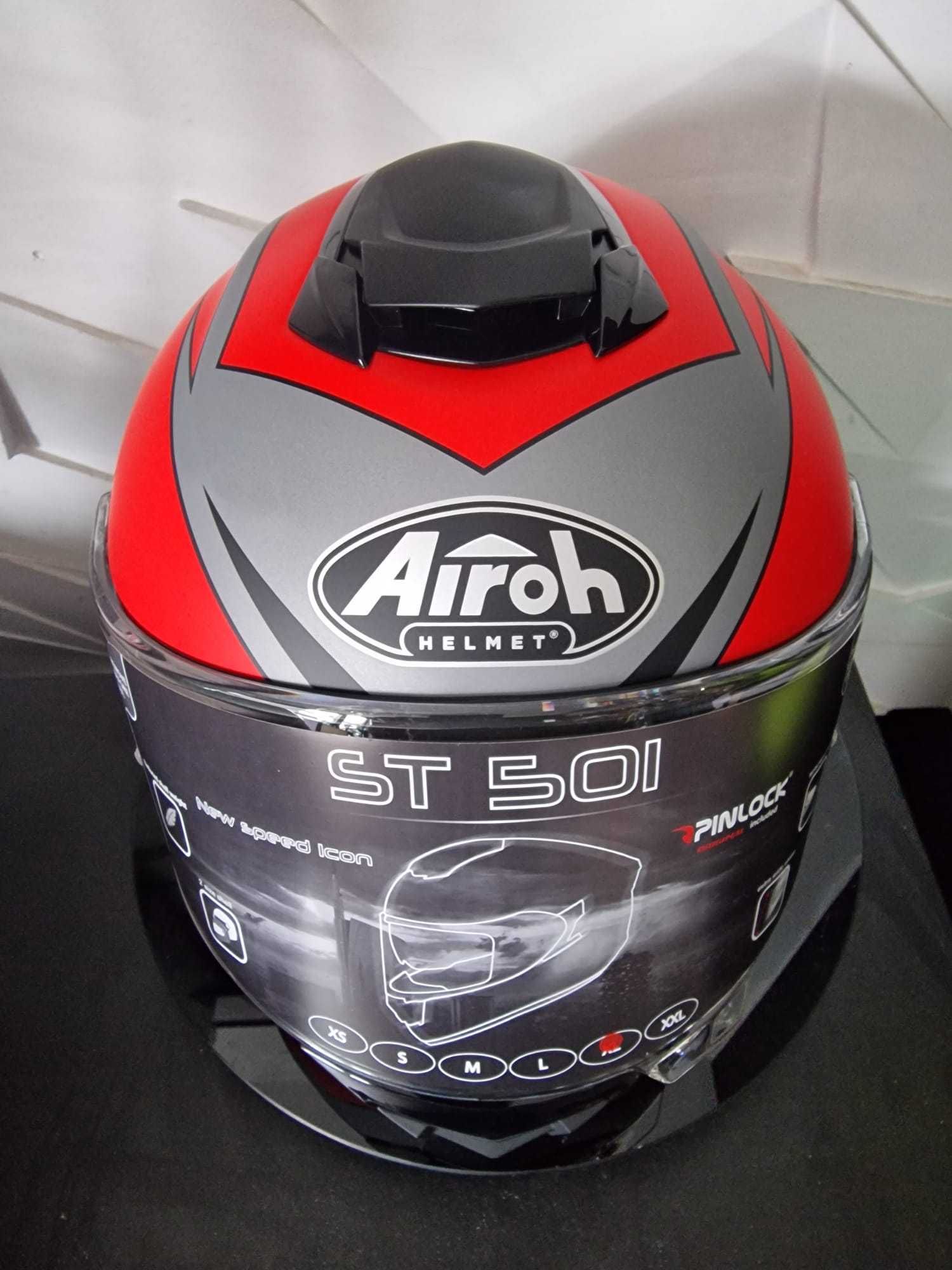 Kask motocyklowy Airoh ST501 Red Matt 'XS GRATISY!
