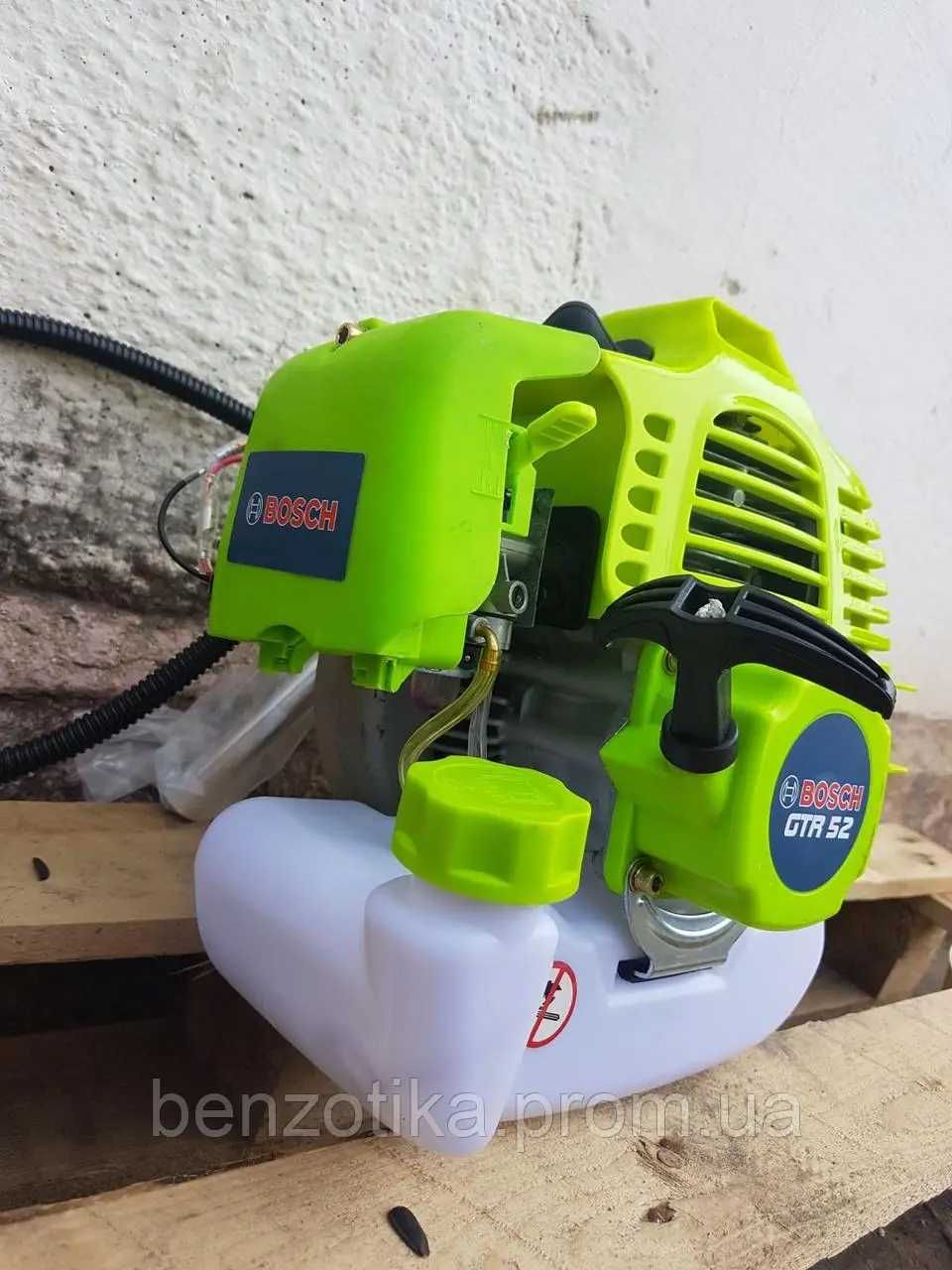 Мотокоса Bosch GTR 52. Бензокоса Німець з потужним набором