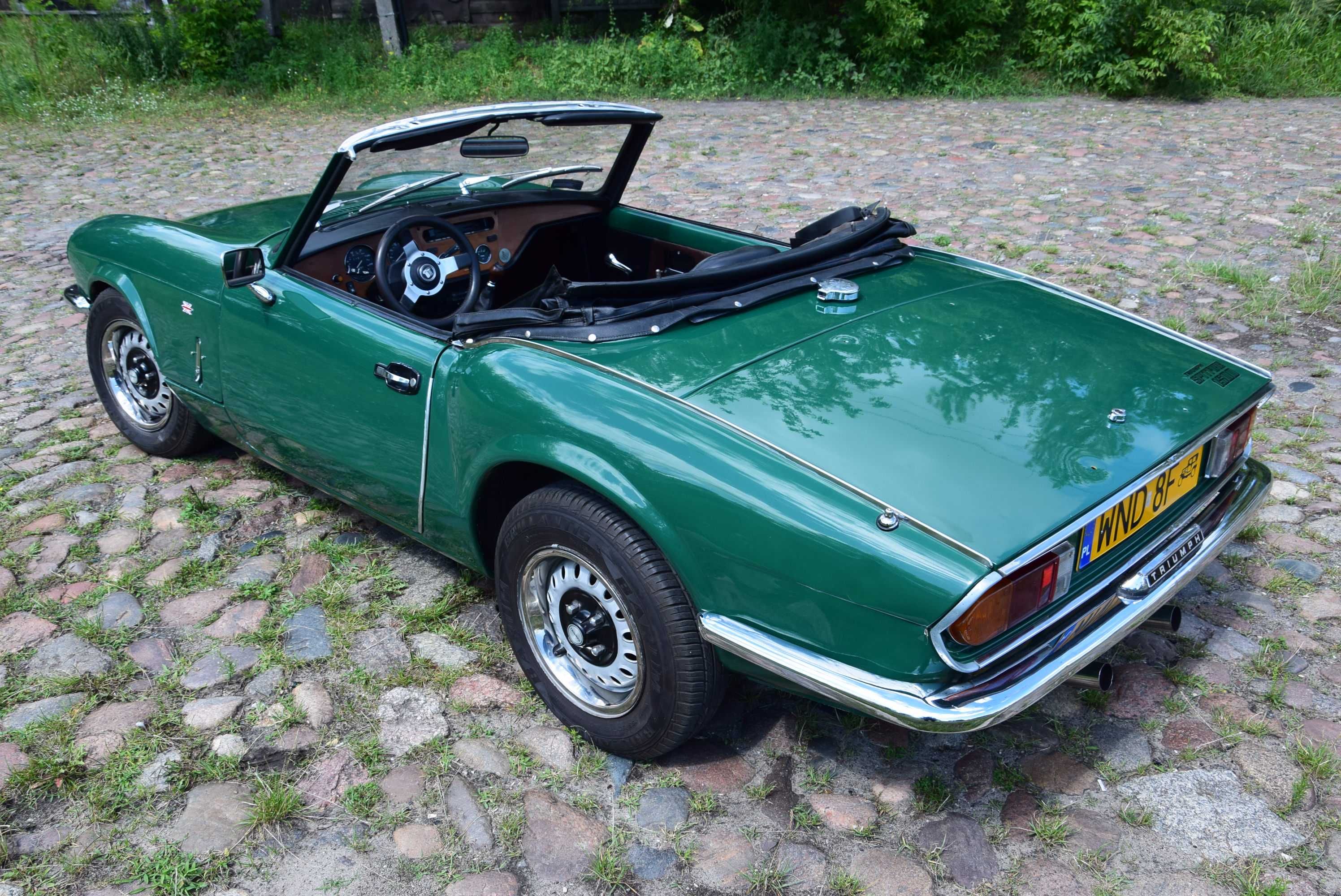 TRIUMPH SPITFIRE auto do ślubu, zabytkowe cabrio, wynajem, boho