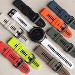 Ремінець силіконовий на Garmin Quick Fit 22mm 26mm