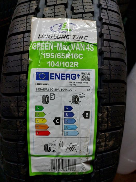 NOWE opony całoroczne 195/65R16C LingLong Green-Max Van 4S WYSYŁKA