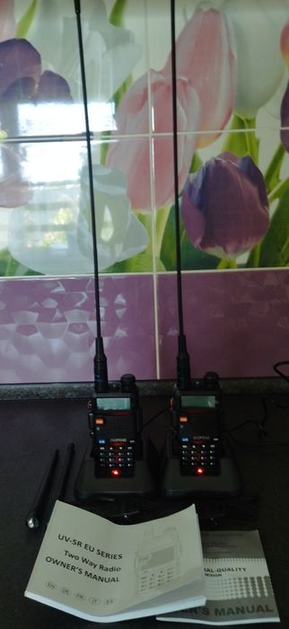 Baofeng UV-5R з додатковими антенами