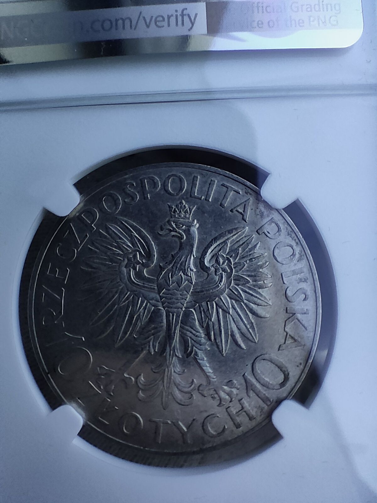 10 zł Sobieski 1933 NGC MS63!!!