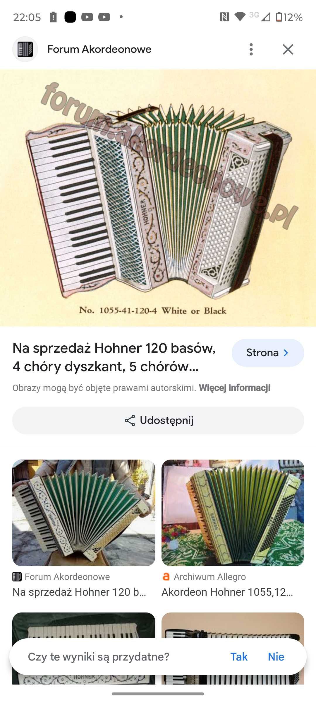 Sprzedam Hohner musette