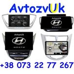 Магнитола ACCENT Hyundai Verna Solaris GPS TV 2 din CarPlay Android 14