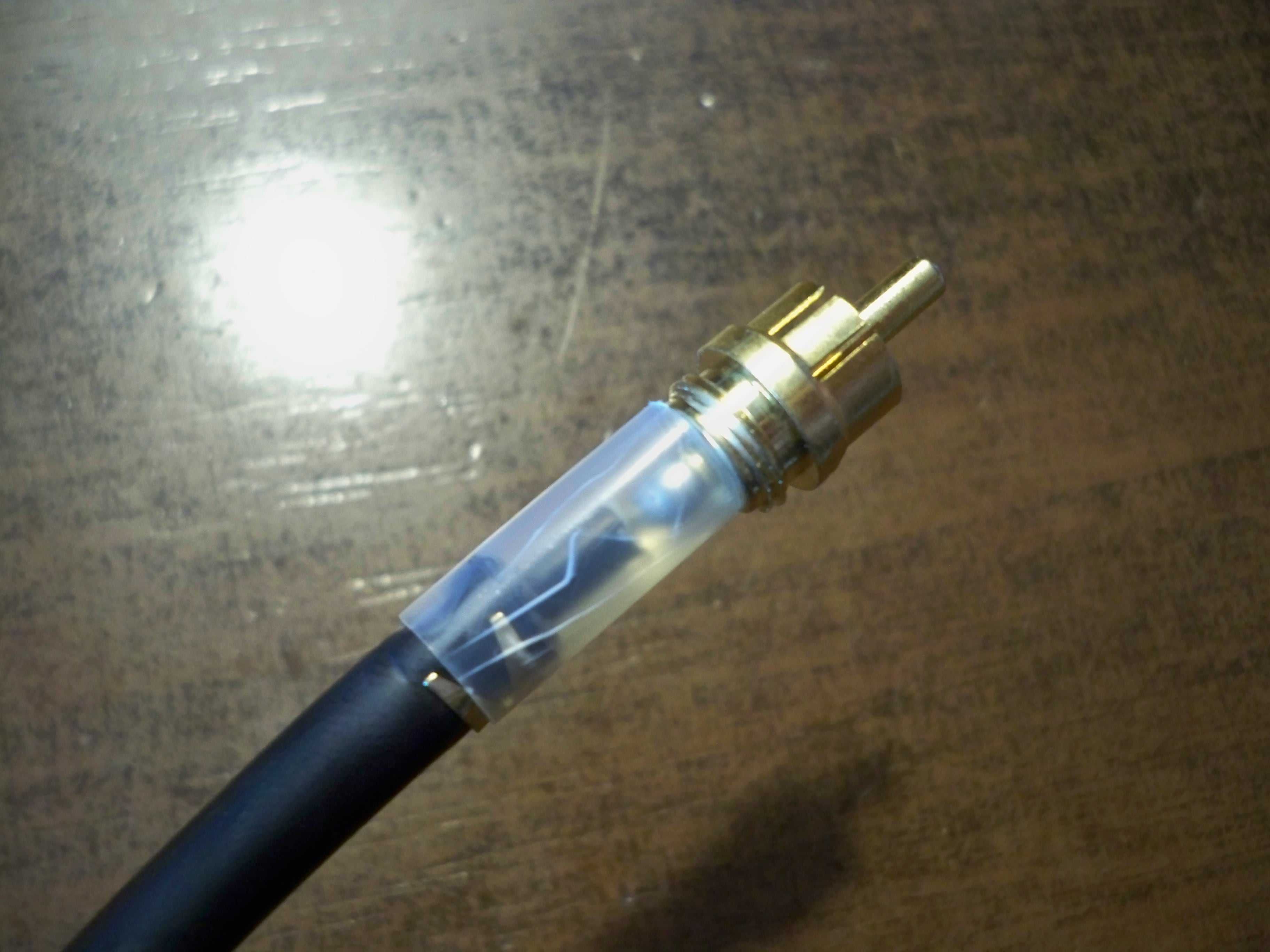 przewód Klotz AC110 0,22m2, RCA chinch wtyki REAN