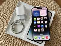 iPhone 14 Pro 128 GB Czarny – stan bardzo dobry, bateria 93%, komplet