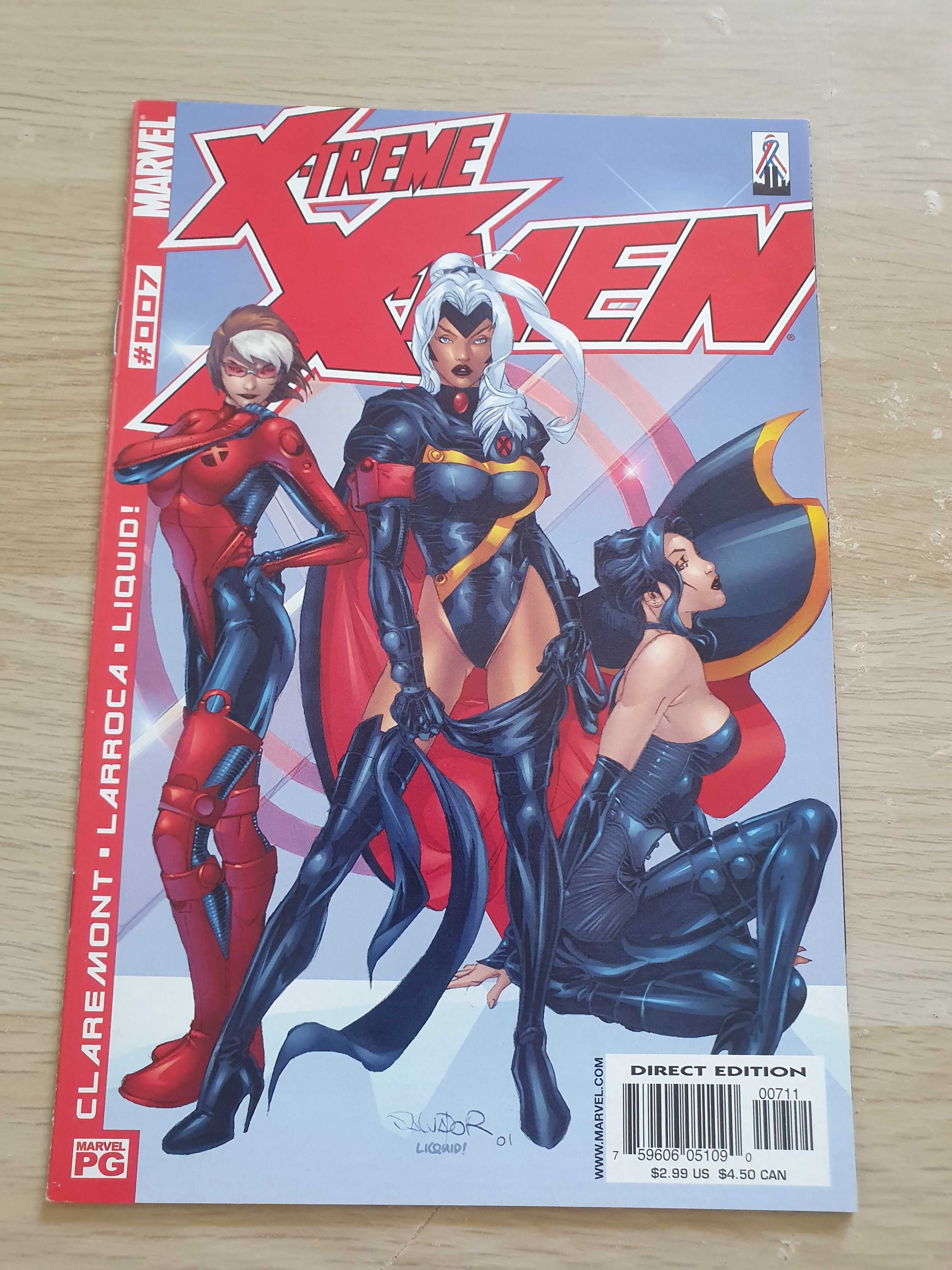 X-treme X-men vol. 1: 5, 6, 7, 9 (2001) - Claremont/Larroca (ZM86)