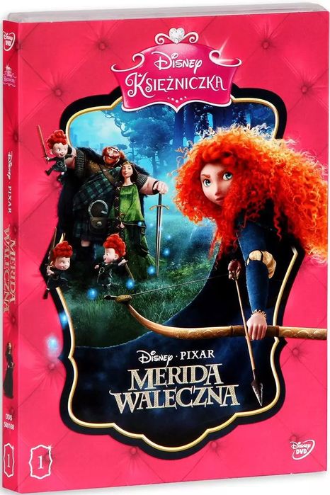 Disney Księżniczka. Merida Waleczna, DVD. Galapagos