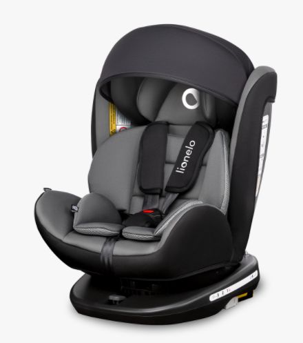 Fotelik Samochodowy LIONELO BASTIAAN 0-36kg Obracany 360° Isofix