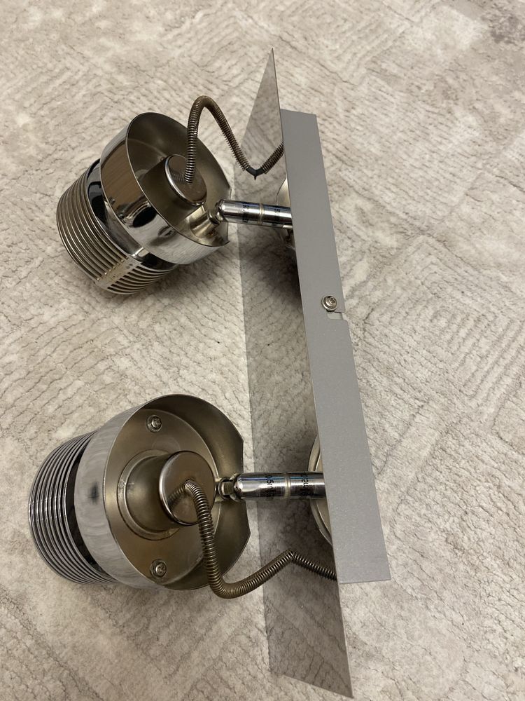 Lampa halogenowa z kinkietem komplet