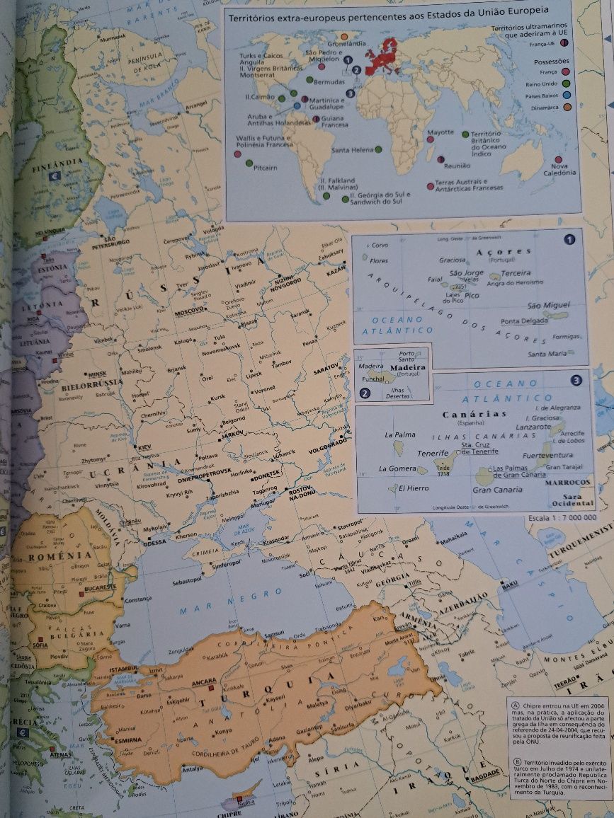 Atlas National Geographic Europa I