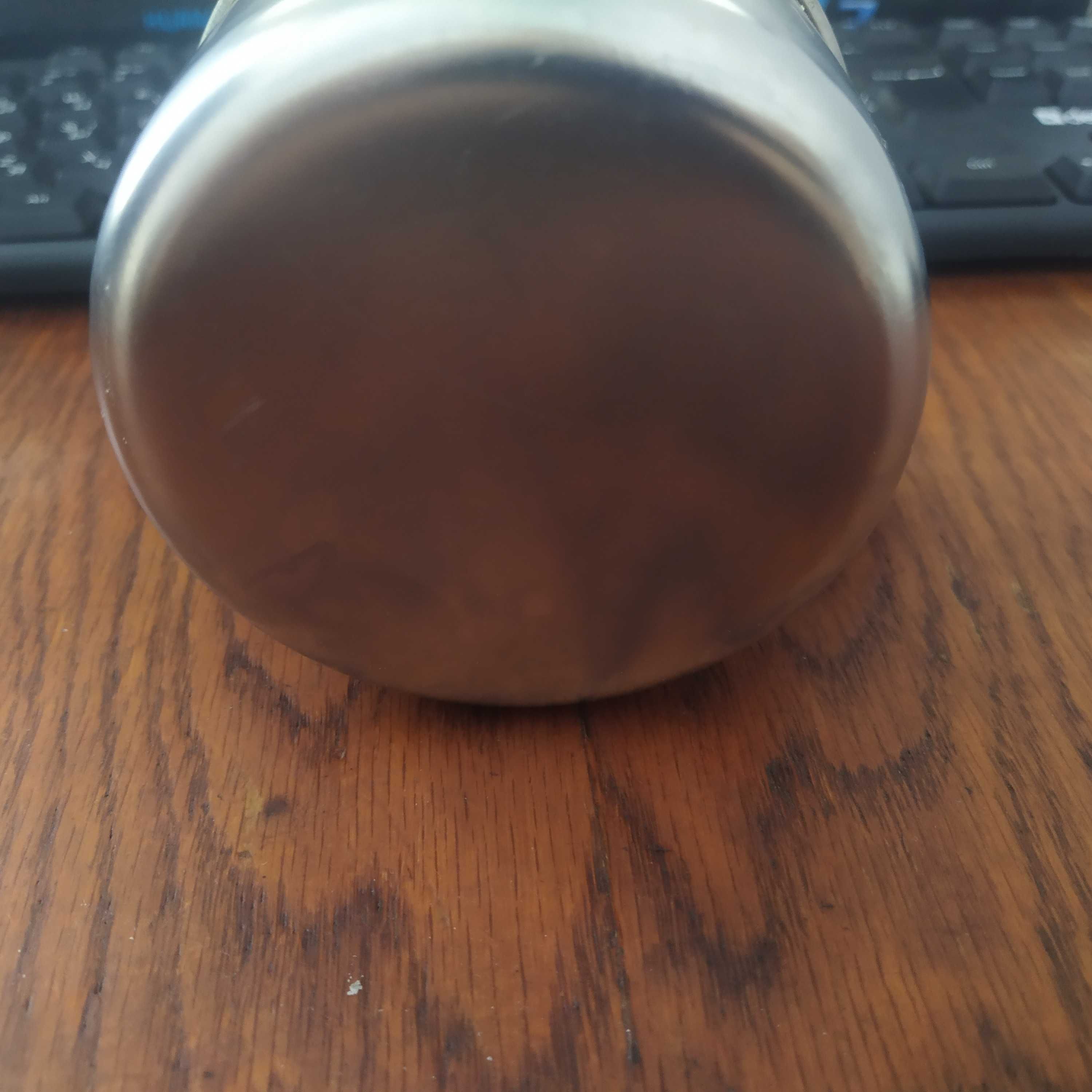 Кружка з нержавіючої сталі з ручкою 400 мл 5.5 см