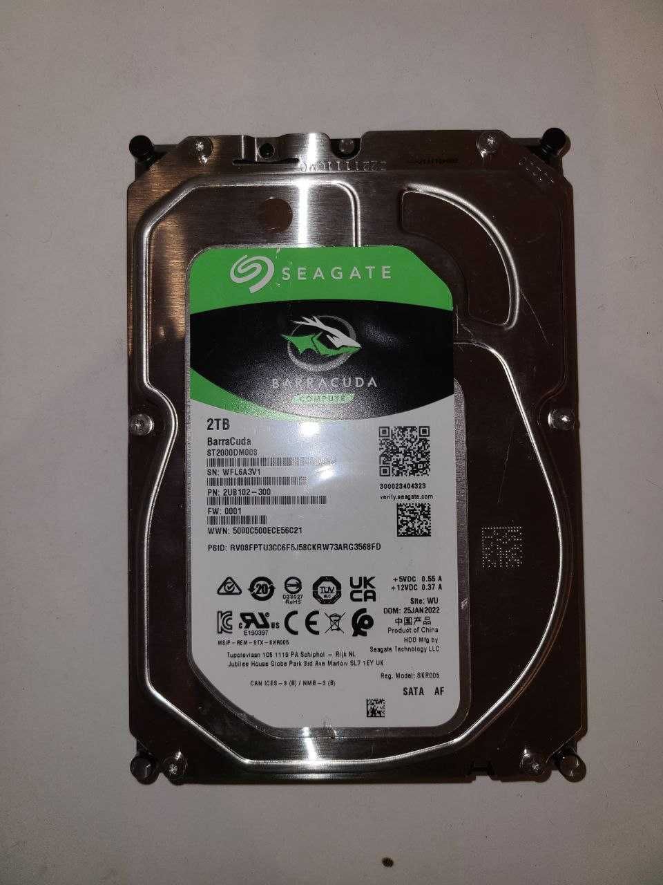 Продам HDD Seagate Toshiba Dell 2/3TB SATA SAS