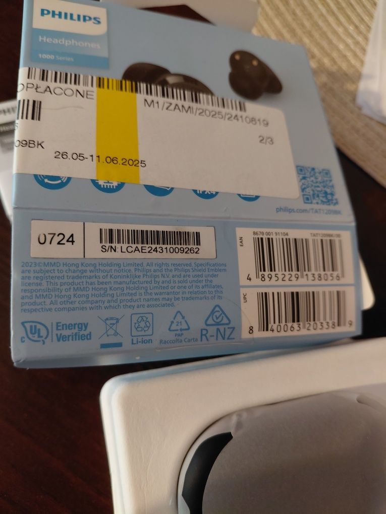 Słuchawki bezprzewodowe firmy Philips