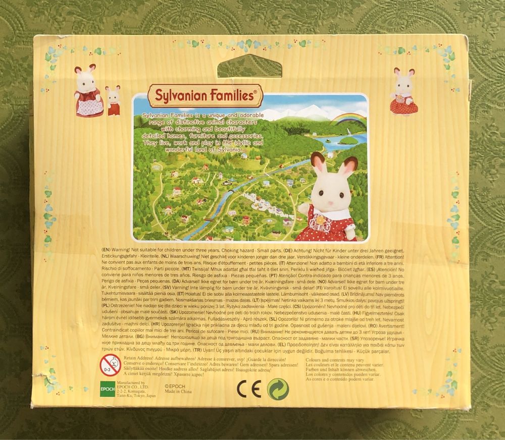 Nowa Sylvanian Families Epoch 5180 rodzina kotów prążkowane kotki