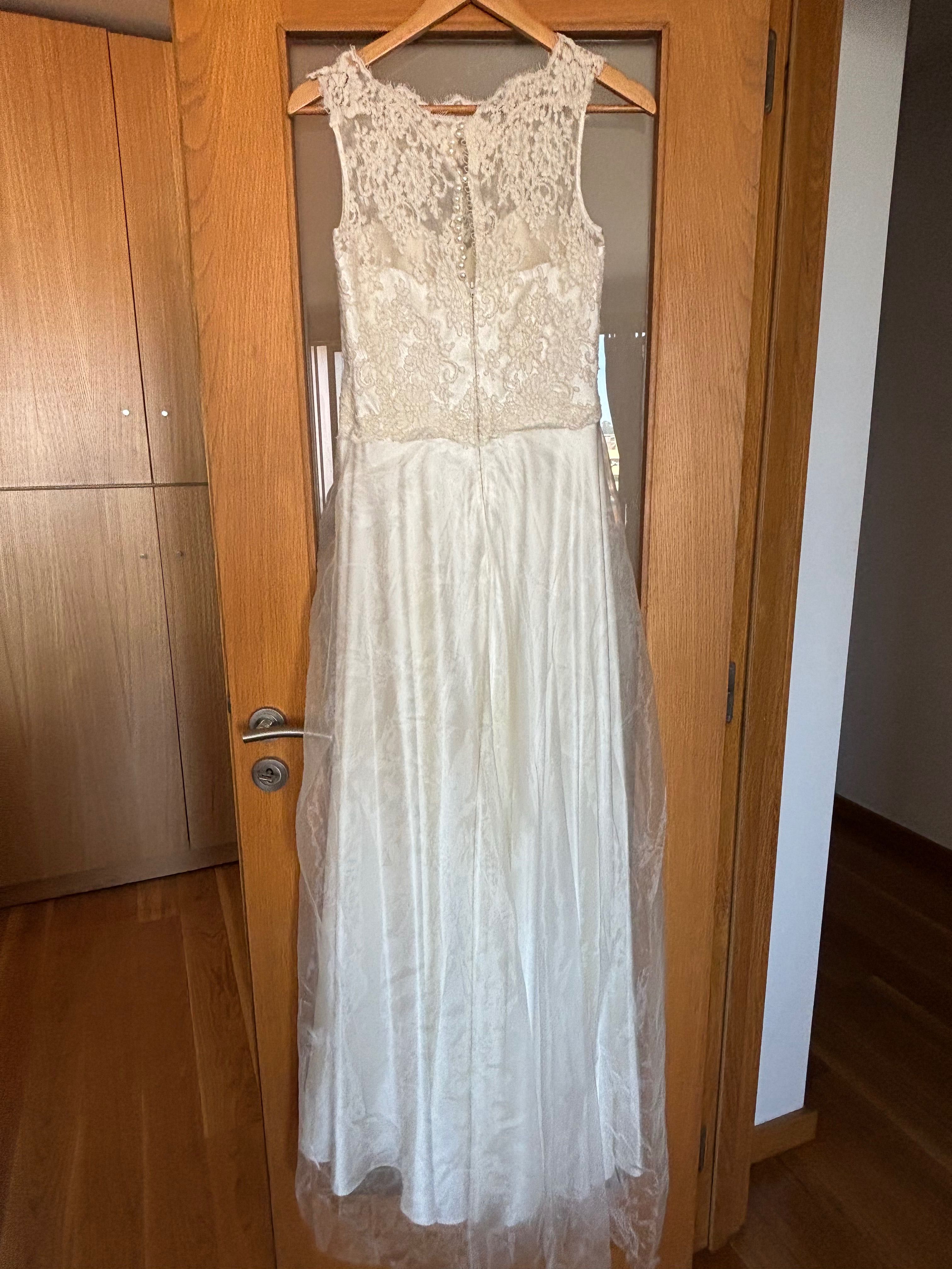 Vestido de noiva novo alta costura Made in Italy