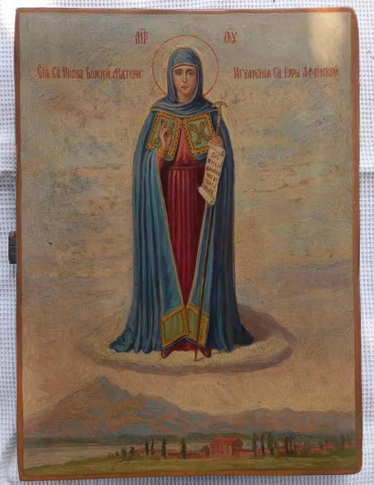 Старинная редкая икона Богородицы