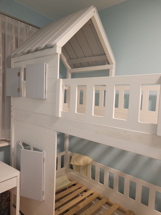 Łóżko piętrowe na materac 160x80 cm