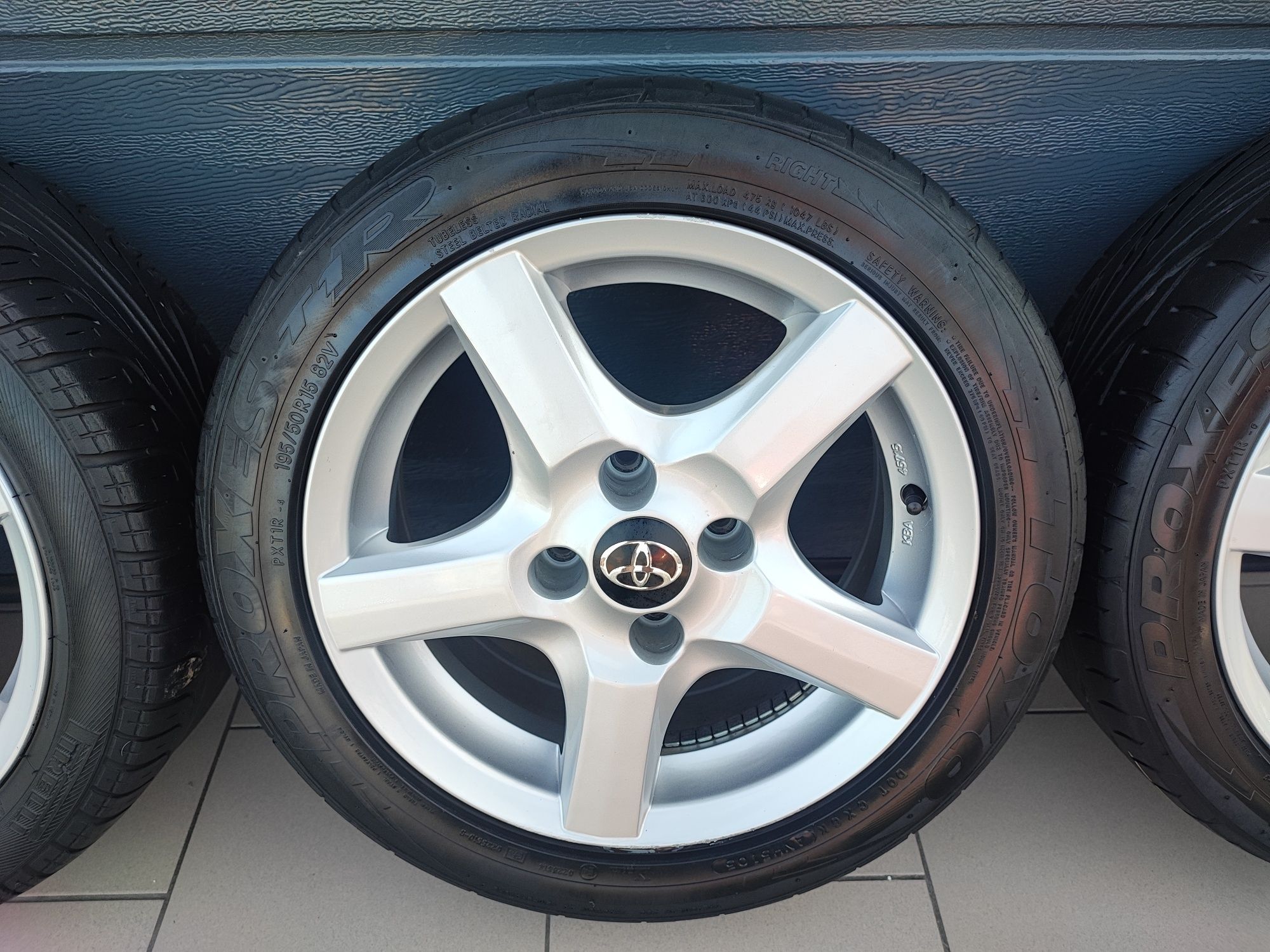 Alufelgi Toyota 15" 4x100 Yaris Aygo Corolla Z Oponami Suzuki Swift