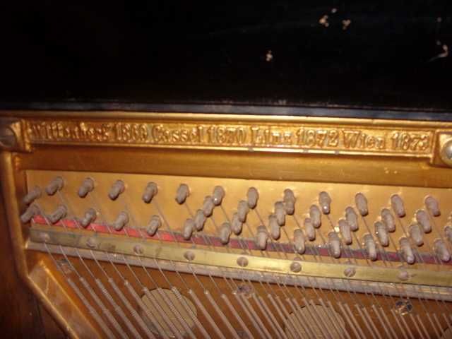 Pianina Ed.Seiler. Koniec XIX wieku. № 20340.