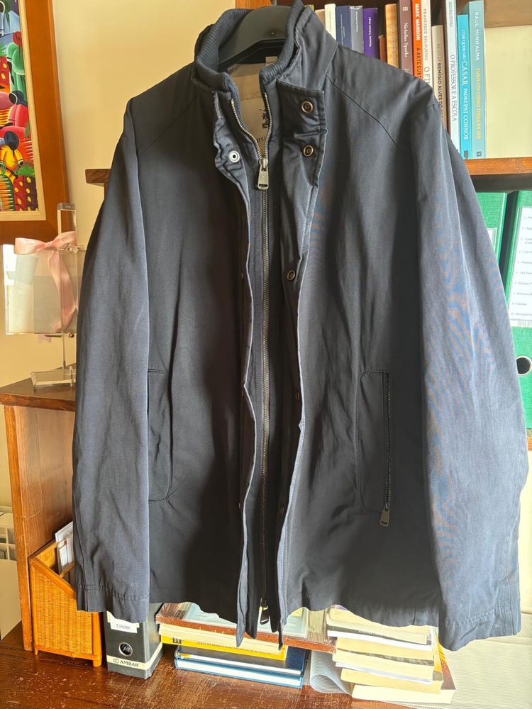 Casaco masculino azul marinho Burberry