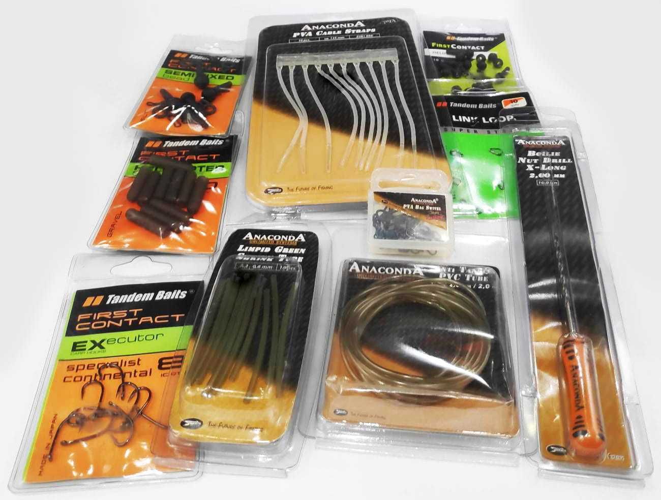 Zestaw Karpiowy Premium - Anaconda Tandem Baits Akcesoria Końcowe