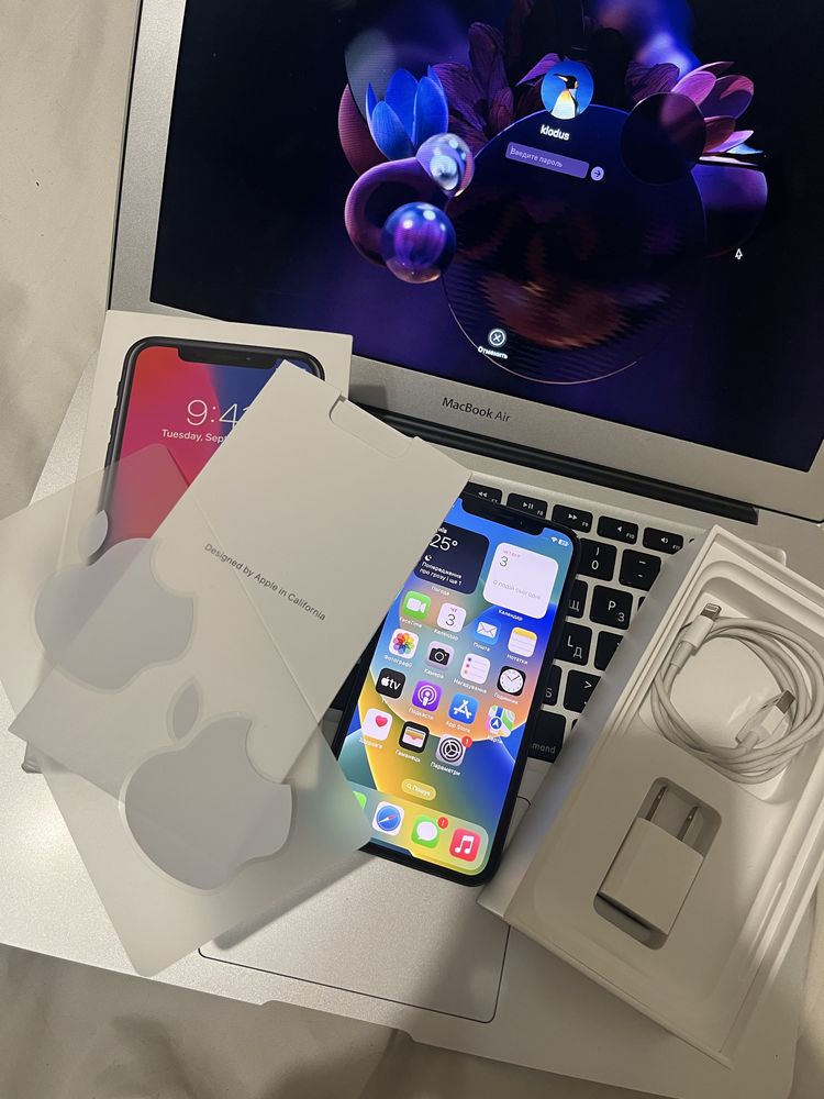 iPhone X 256gb black neverlock
