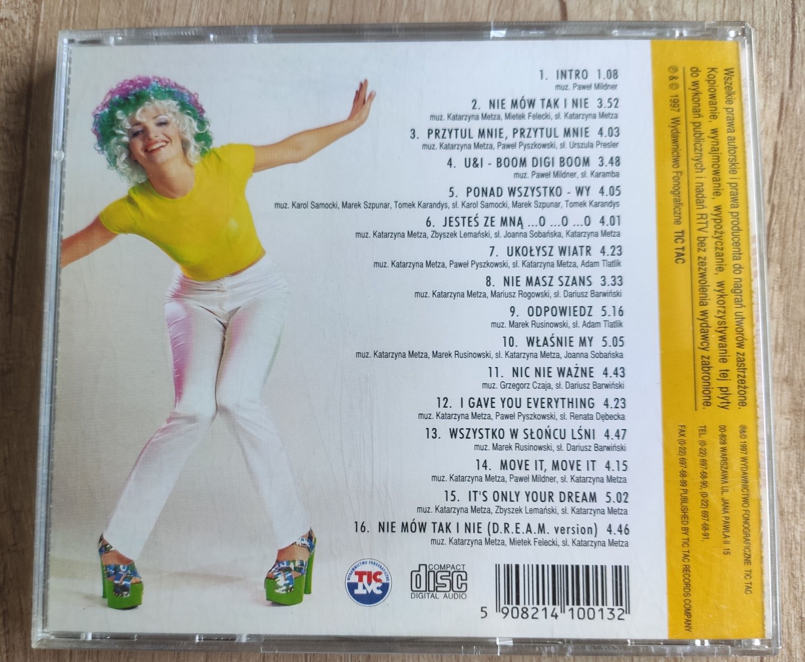 U & I Nie Mów Tak i Nie płyta CD dance Kasia Metza
