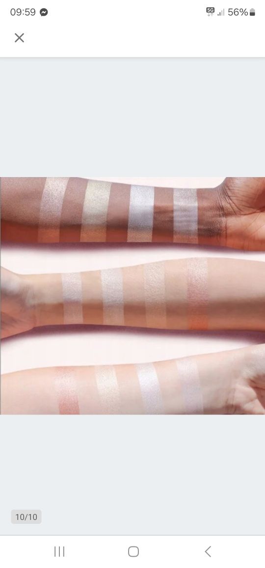 Paleta konturująca,  rozswietlacze Beauty bakerie milk&honey