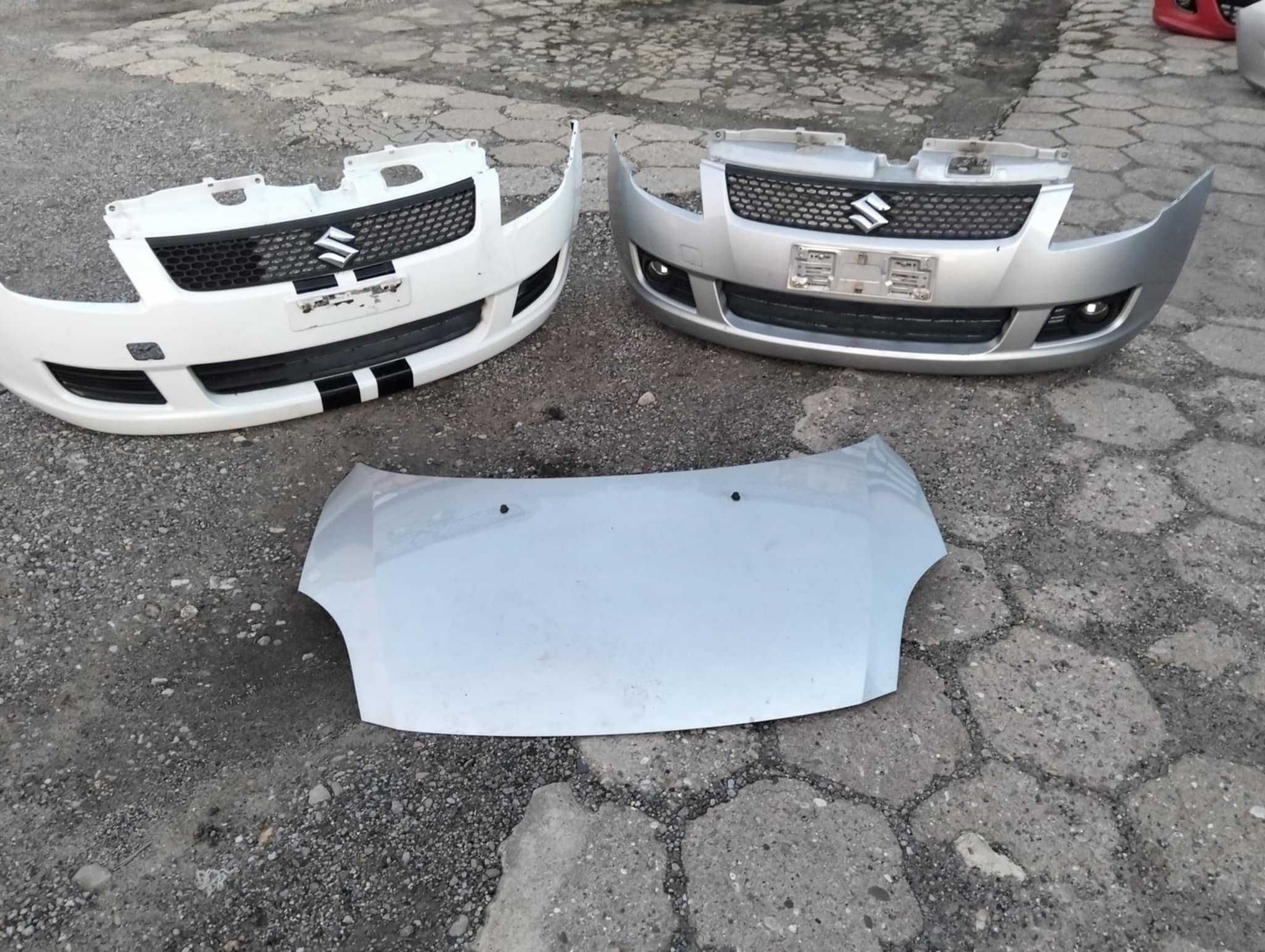 Suzuki swift mk6 VI błotnik maska zderzak srebrny biały  pas kompletny