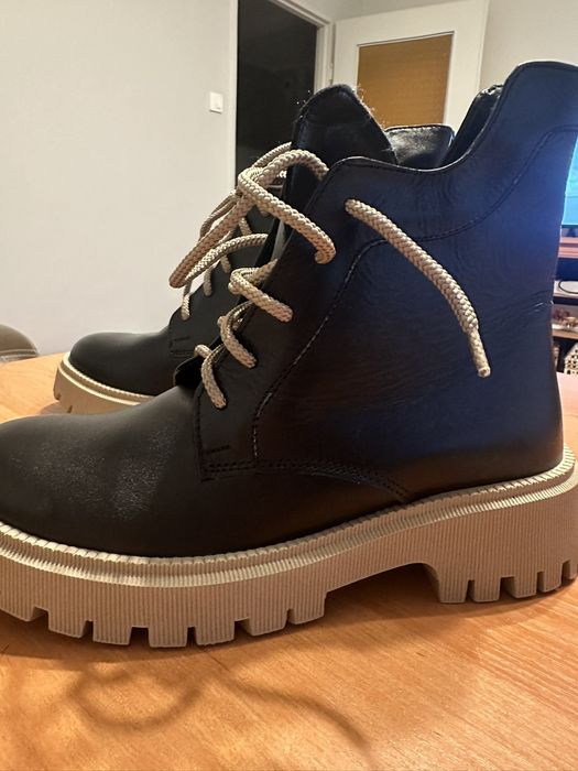 Damskie buty skórzane