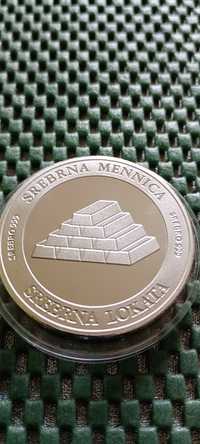 SrebrnaLokata-srebrna moneta/medal