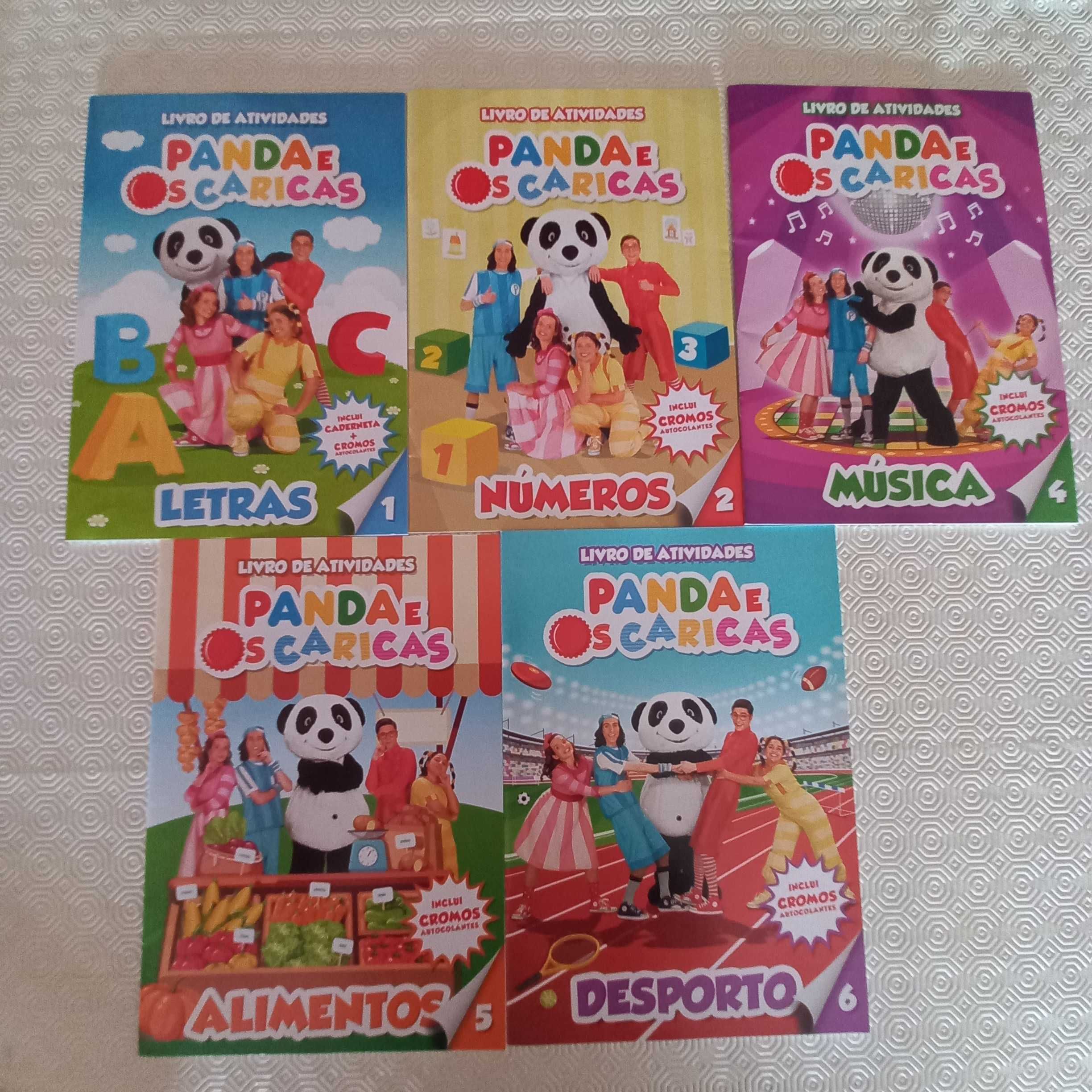 Coleção "Panda e os Caricas" - livros atividades