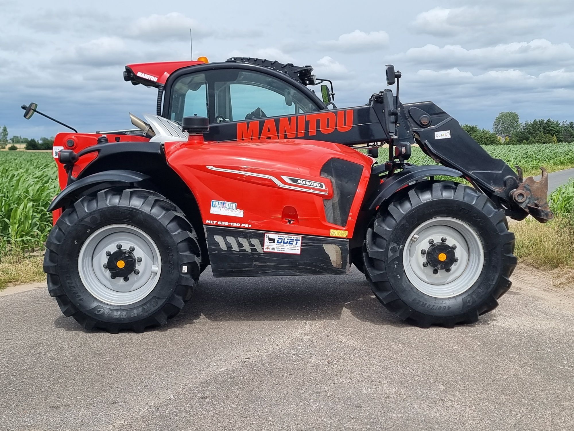 Ładowarka teleskopowa Manitou 635-130ps+19r*nie malowa* klima* jcb 457