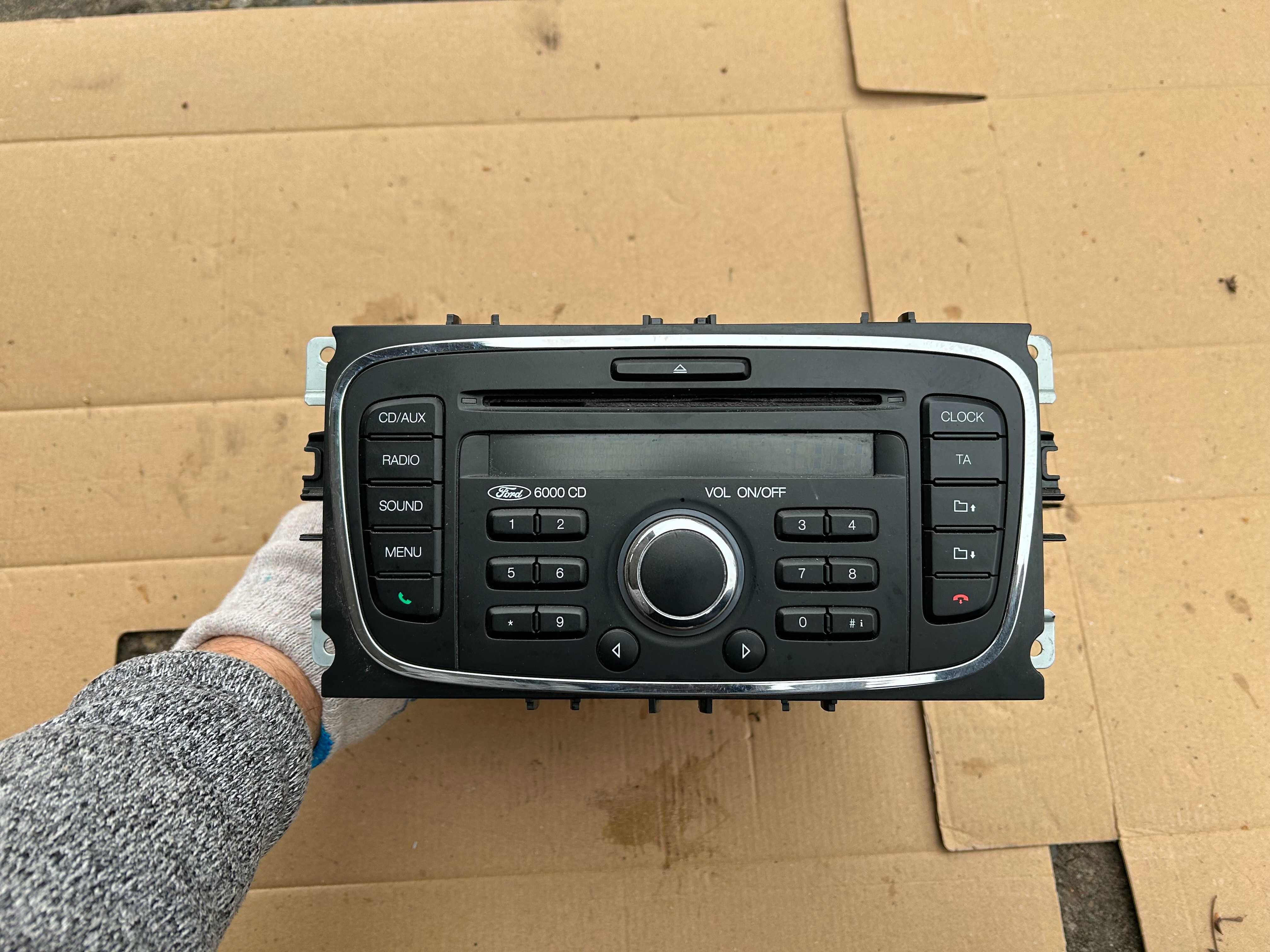 Radio Ford 6000CD FDMCA1 ORYGINAL PLUS KOD / telefon bt / wysylka