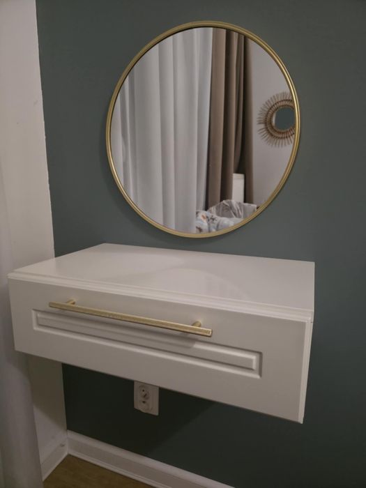 Wisząca toaletka + lustro