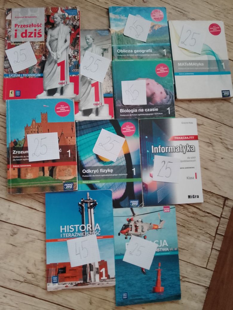 Podręczniki 1 klasa LO