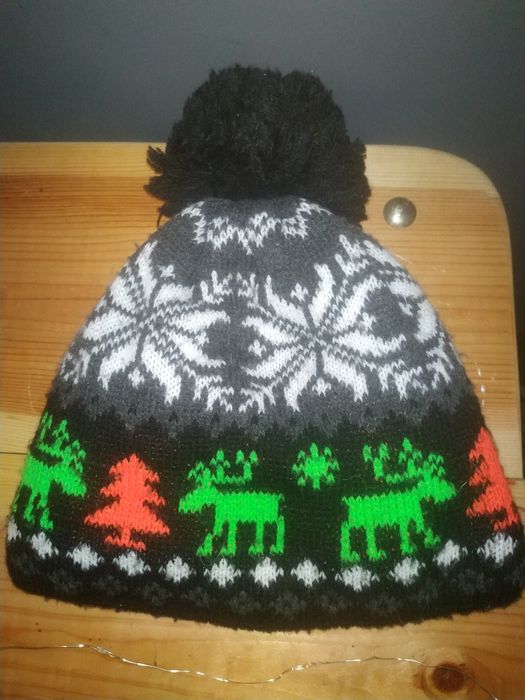 Зимняя шапка Sabfil,новогодняя тема