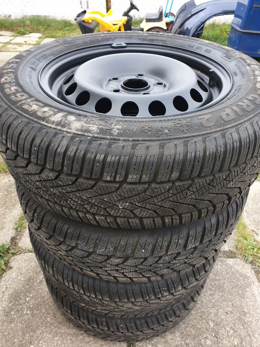 koła zimowe kompletne vw caddy 15r